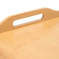 折り畳みバンブーテーブル ナチュラル LAKOLE/ラコレ