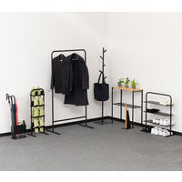 COLLEND（コレンド） コンソールテーブル 下棚付 幅700×奥行287×高さ809mm ブラック AS-CT-BK 1台 オリジナル