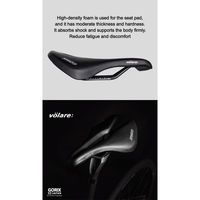 GORIX GX-volare サドル スチールレール ブラック 43554 1個（直送品）