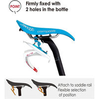 GORIX GX-SDLBC サドル用ボトルケージシステム ボトルホルダー レッド 18922 1個（直送品）