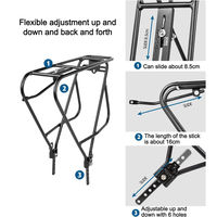 GORIX GRR900 リアラック 24-28インチ 43648 1個（直送品）