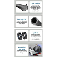 GORIX GQZ556 グリップ 黒x黒 43632 1セット(2個入)（直送品）