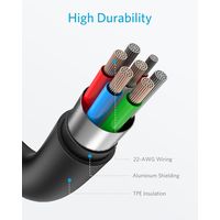 Anker PowerLine II USB-C & ライトニングケーブル 3m USB ブラック