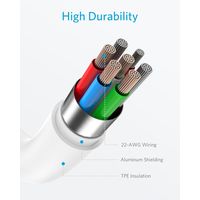 Anker PowerLine II USB-C & ライトニングケーブル 3m USB ホワイト