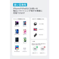 Anker 310 高耐久ナイロン USB-C&ライトニングケーブル 2本セット