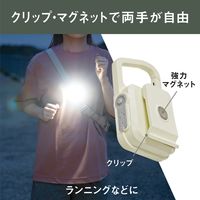 充電式ぴかり MINI LIGHT オフホワイト 1個 ムサシ 犬用 お散歩