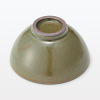 無印良品 萬古焼 飯碗 小 ビードロ釉 約直径12cm 1セット（1個×5） 良品計画