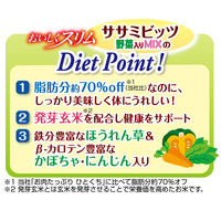 ペティオ おいしくスリム 脂肪分約70％オフ ササミビッツ野菜入りMix 国産 80g 1袋 犬用 おやつ