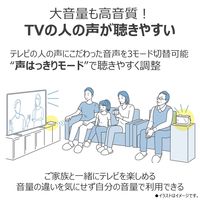 東芝 テレビ用ワイヤレススピーカー TY-WSD20（W） 1台