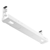 Startech.com ケーブル配線トレー クランプ式 長さ調節可能 工具不要 ホワイト 配線隠し CALW-DESK-CABLE-TRAY 1個