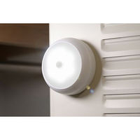 ヤザワコーポレーション 乾電池式人感明暗ナイトライトフック収納 NBSMN71WH 1個