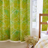 【軒先渡し】スミノエ DESIGN LIFE edi15 スミノエ カーテン ハミングビー グリーン 4549781322131 1枚（直送品）