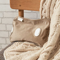 ライフオンプロダクツ カバーなしで使える 蓄熱式湯たんぽ モカ LCAWA007-MO 1台