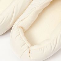 ふっくらバブーシュ ホワイト L（27～30.5cm） LAKOLE/ラコレ