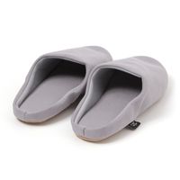 帆布スリッパ ライトグレー M（23～25cm） 1セット（1足×2） LAKOLE/ラコレ
