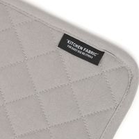 【LAKOLE/ラコレ】 シボ鍋敷き グレー 1セット（1個×2）