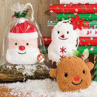 【クリスマス】ヘッズ クリスマスサンタ巾着バッグーSXMS-KBS1袋（10枚）