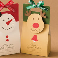 【クリスマス】ヘッズ クリスマスオールドトナカイギフトBOXバッグ型ーSXOL-GB21袋（10枚）