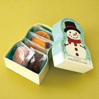 【クリスマス】ヘッズクリスマススノーマン貼箱ーSXYU-HBS1袋（4個）