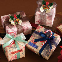 【クリスマス】ヘッズキャンディケーン風ラッピングピックー1X-WPC11袋（10本）