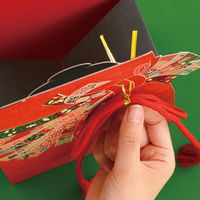 【お正月】ヘッズ和風ハンドルギフトボックスー3/束ね熨斗WA-GB31袋（10枚）