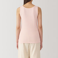 【レディース】無印良品 婦人 前開きタンクトップ 婦人M ライトピンク 良品計画