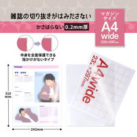 プラス イトオシ クリアーホルダー A4ワイド クリアー 91539 1パック（10枚入）