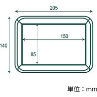 シモジマ クラフトフードトレー R14ー20 004500025 1セット(1袋(50枚)×12)（直送品）