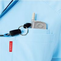 明石スクールユニフォームカンパニー ユニセックスVネックスクラブ UQM1529-5-5L 1枚　スクラブ（直送品）