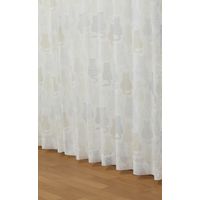 ユニベール ニャカヨシ 遮光+レースカーテンセット 2000×2000mm ピンク 4548654705866 1セット(4枚入)（直送品）