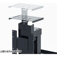 サンワサプライ 省スペース 電動昇降 ディスプレイスタンド 幅600×奥行500×高さ1965mm CR-PL38BK 1台（直送品）