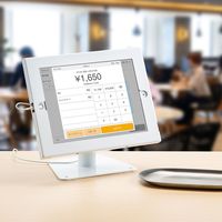 サンワサプライ 10.2インチiPad用 卓上スタンド 幅266×奥行150×高さ237mm CR-LASTIP27W 1台（直送品）