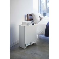 山崎実業 シニア&ベビー おむつストッカー タワー ホワイト 775035 1個（直送品）