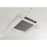 伊勢藤 エアコン風よけカバー ブラック I-478 1個