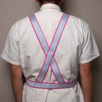 小野商事 WS9023 リフレクティブベスト ピンク 1着