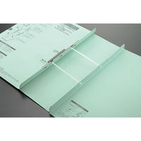 コクヨ ガバットファイル（背幅伸縮ファイル） （紙製） A4タテ 1000枚とじ 青 ブルー フ-VA90B 1セット（1冊×5）