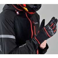 デイトナ HBG-055 ハイプロテクトグローブ ブラック/レッド Lサイズ 15908 1双（直送品）