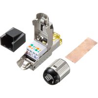 サンワサプライ カテゴリ6A RJ-45シールドコネクタ ADT-6ARJFS 1個