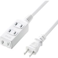 延長コード 電源タップ 3m 2P（ピン） 3個口 ブラック TAP-EX34-3BKN サンワサプライ 1個