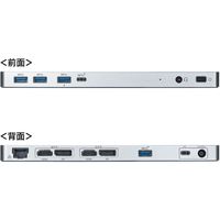 サンワサプライ USB Type-C専用ドッキングステーション USB-CVDK6 1個（直送品）