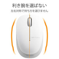 ワイヤレスマウス 無線 2.4GHz 3ボタン ブルーLED 軽量 小型 シルバー M-BL20DBSV エレコム 1個（直送品）
