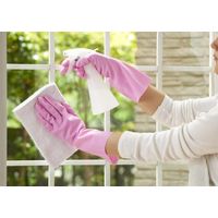 【ビニール手袋】 ショーワグローブ ナイスハンドミューうす手 NHMIU-SP ピンク 1双