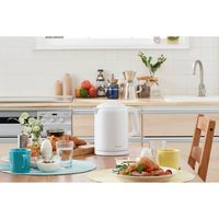 アイリスオーヤマ 電気ケトル 転倒湯漏れ防止機能付き IKET-800-W 1台