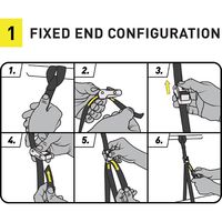 Nite Ize NI04048デュアルカムジャムタイダウンストラップ12　1本（直送品）