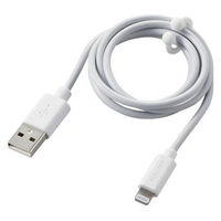 エレコム まとまるLightningケーブル 1.0m MPA-MUAL10WH 1本（直送品）