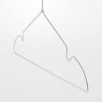 【まとめ買いセット】無印良品 アルミ洗濯用ハンガー 肩ひもタイプ 約幅42cm 3本組 1セット（60本：3本組×20） 良品計画