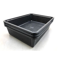 石田工業 ワイドバスケット(底アミタイプ)ブラック 749200 1個