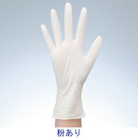 【使いきりニトリル手袋】 ファーストレイト ニトリルグローブ 3DW 粉あり ホワイト S 1箱（100枚入）