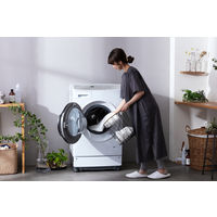 【設置込】アイリスオーヤマ 乾燥機能付きドラム式洗濯機 8kg FLK832-W 1台（直送品）