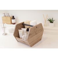 アイリスオーヤマ アイアンウッドボックス ブラック/アッシュブラウン IWB-222 1個